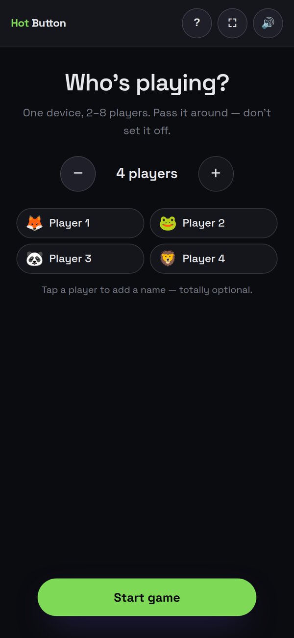 Hot Button screenshot 1